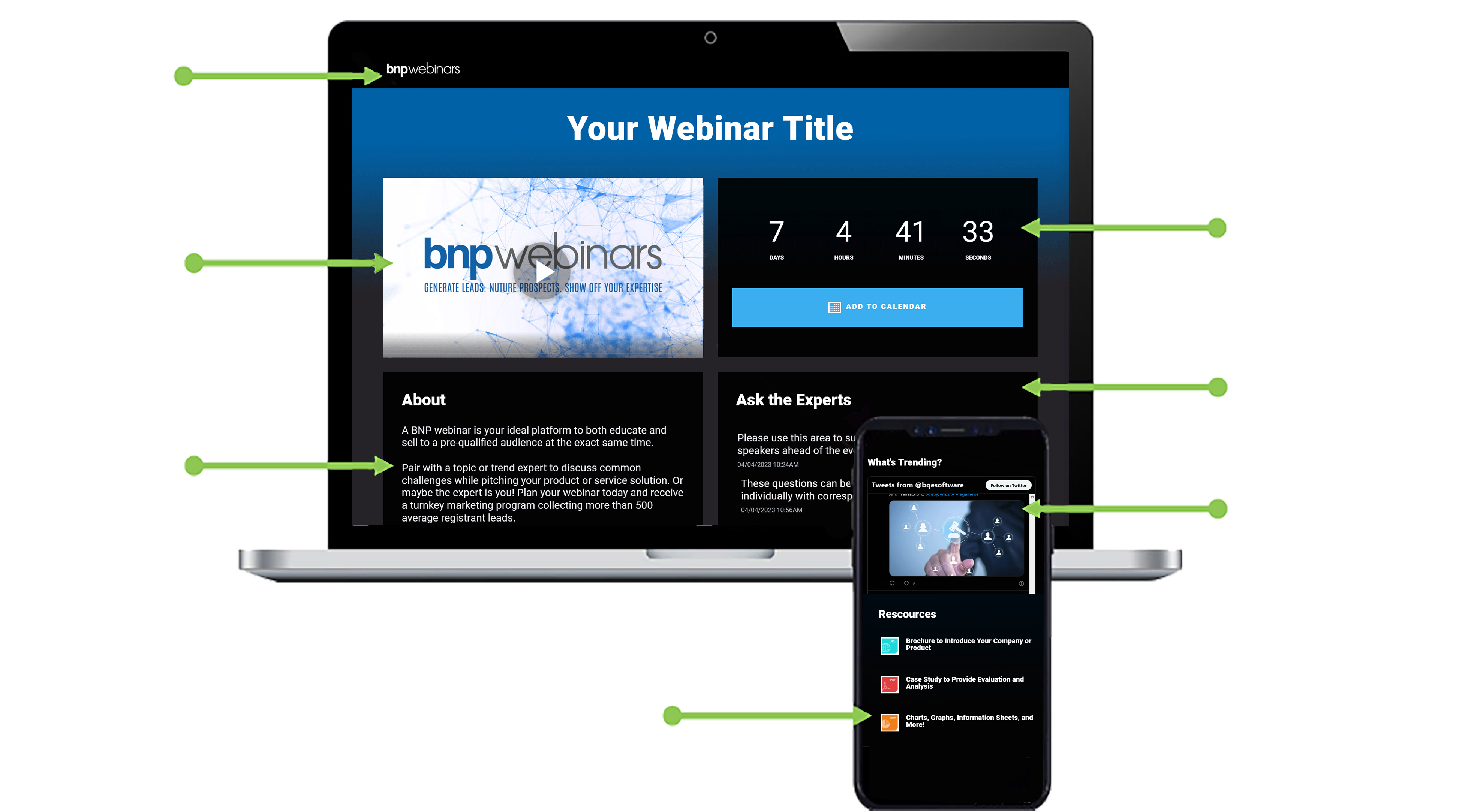 bnp webinar lobby experience